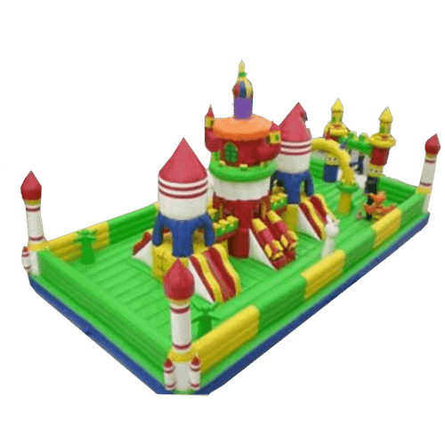 Коммерческий надувной батут "Зелёный замок"