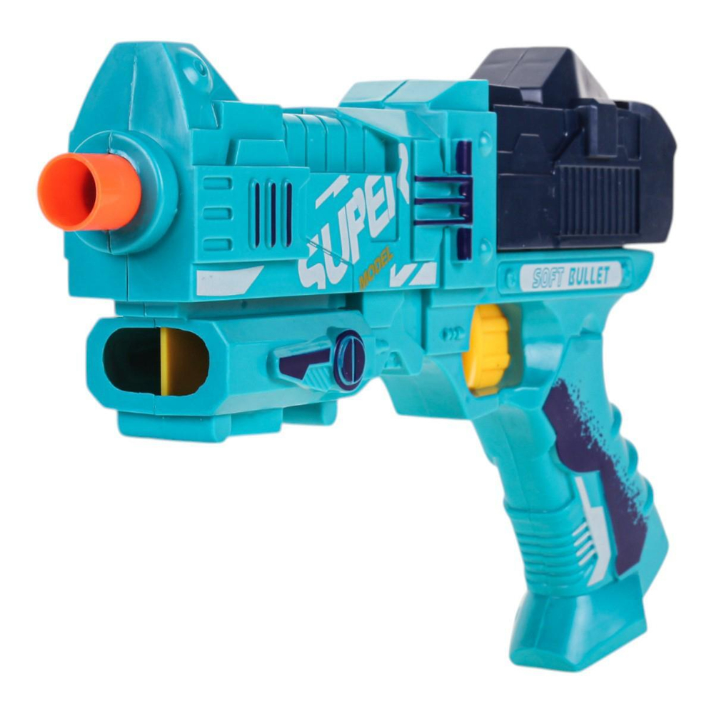 Пистолет с мягк.пулями, коробка JL-762