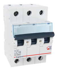 Автомат LEGRAND TX3 3П 16А-С 6кА 30159