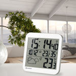 Часы настенные Bresser MyTime LCD, белые