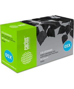 Cactus CS-CE505XS CE505X черный (6500стр.) для HP LaserJet P2050 LaserJet P2055 LaserJet P2055D LaserJet P2055DN LaserJet P2055X