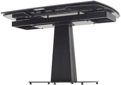 Стол BALDE 120 MATT BLACK MARBLE SOLID CERAMIC / BLACK, ®DISAUR