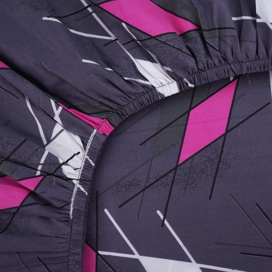 Простыня на резинке Акмарал, 90x200х30, полисатин DOMTEKC