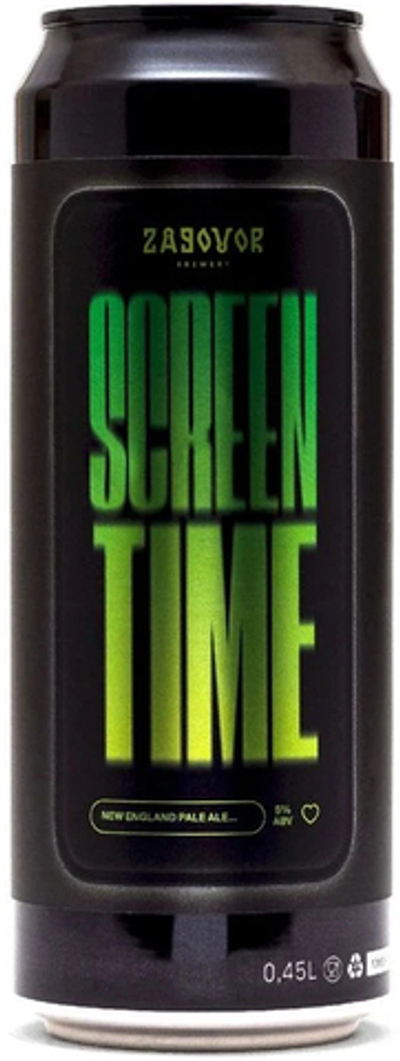 Пиво Заговор Скрин Тайм / Zagovor Screen Time 0.45 - банка