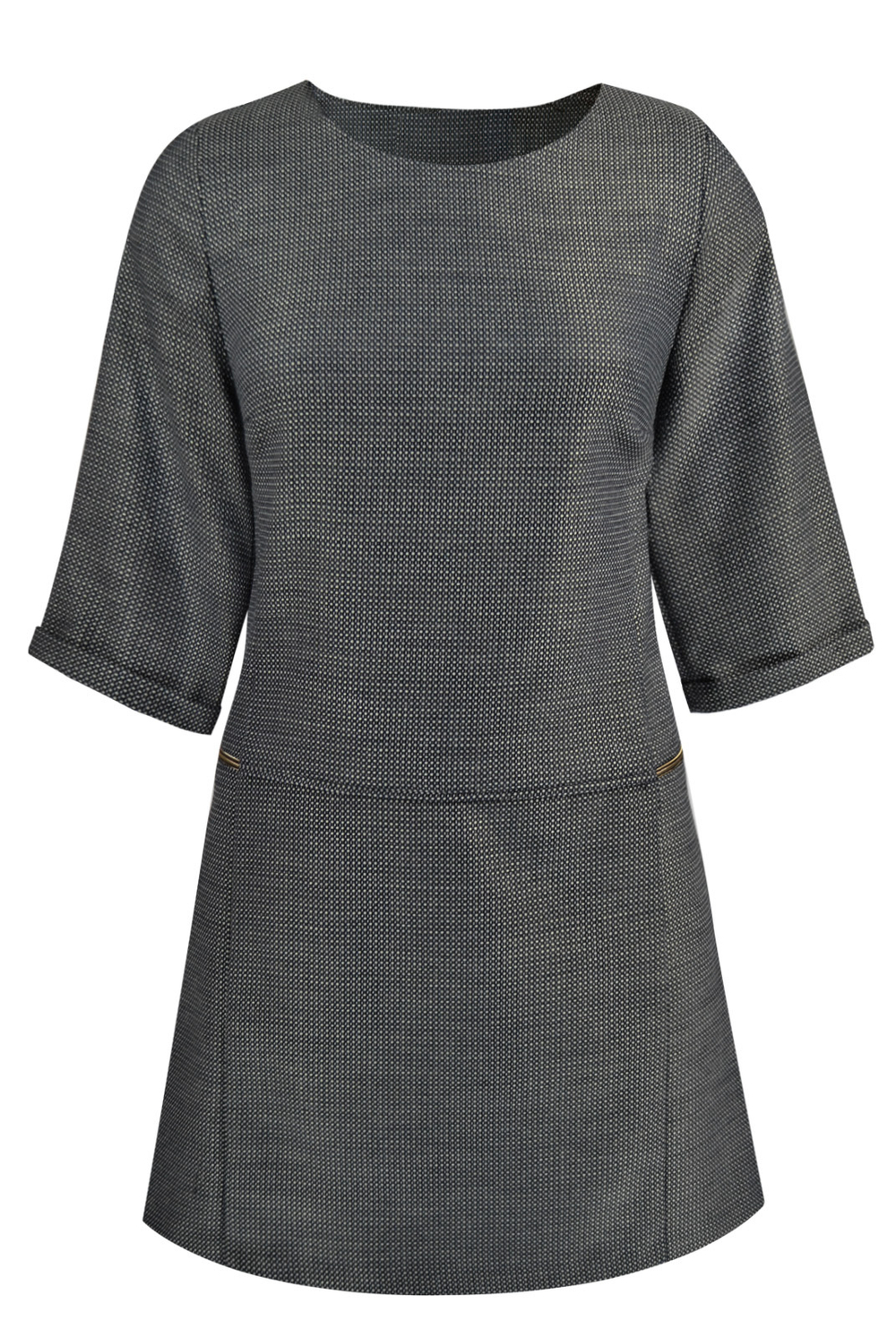 Платье-туника 1054Ла, Сине-черн #297СЧе211054Ла