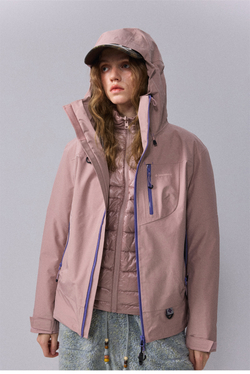 Куртка Nothomme Monterest Women's "Empty Mountain Rain" 3-in-1 C6 Waterproof Hiking Jacket with Detachable Down Vest