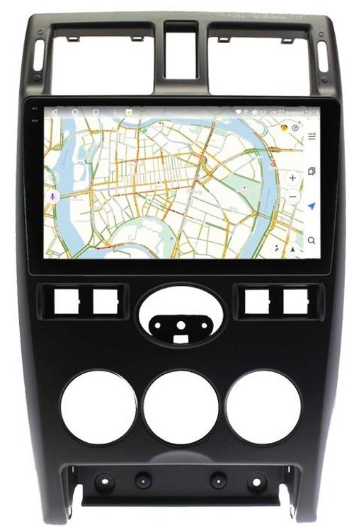 Магнитола для Lada Priora 2007-2013 (рамка черная) - Vaycar VA33-3112-2K на Android 13, Быстрая, 2K QLED, CarPlay, 4G SIM-слот