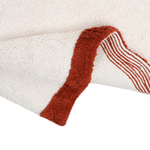 Коврик для ванной с кантом терракотового цвета из коллекции trendy ruffles, 50x80 см