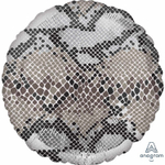 Шар фольгированный Круг 45 см (Серебряный)