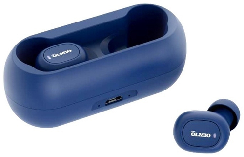 Наушники OLMIO TWE-02 синий