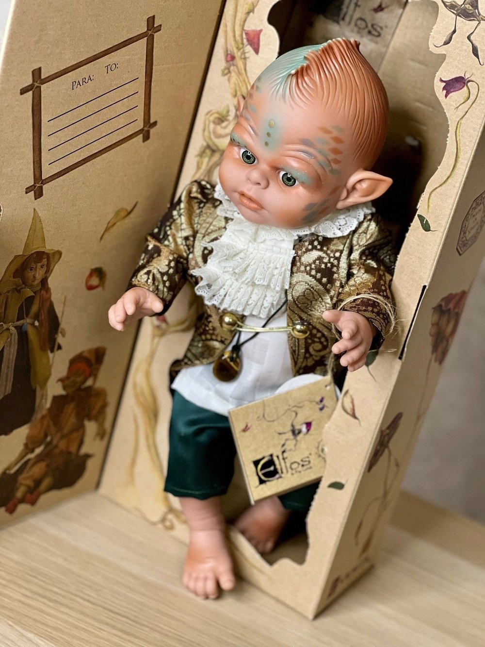 Кукла LAMAGIK виниловая 39см Elf Bebe Imagin (40080)