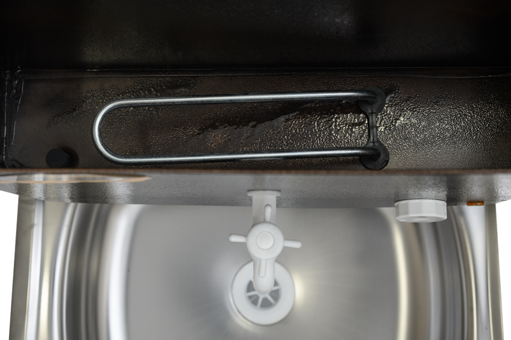 Умывальник дачный "Комфорт" ВИХРЬ с подогревом, нержавейка, медь