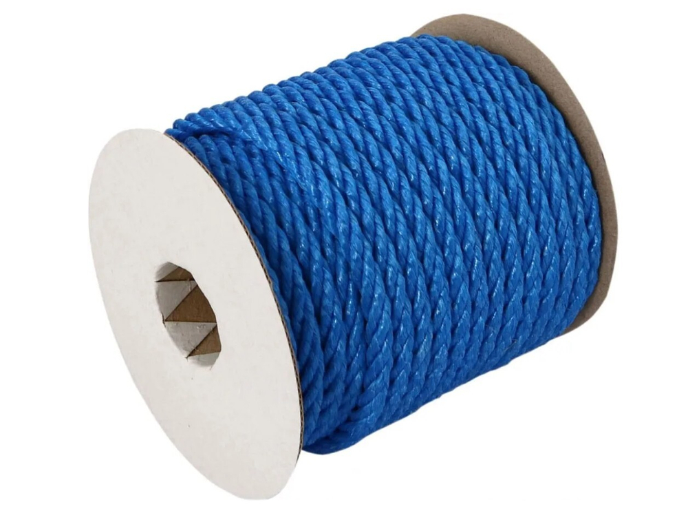 Канат швартовый П/П 14мм (р.н. 2100 кг) синий 50 метров