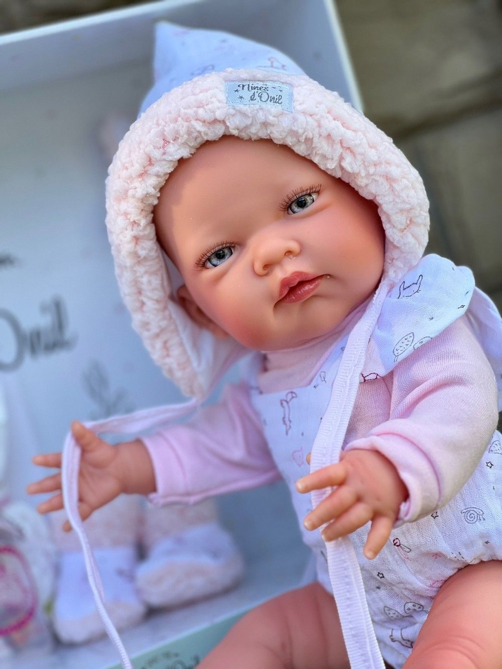 Кукла Реборн Nines 45см Rubi Girl виниловая (N0237)