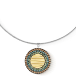 Колье Coeur de Lion Multicolour Pastel Silver 2037/10-1580