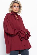 Блуза Присцилла (бордовая) Б14949-5М LT Collection