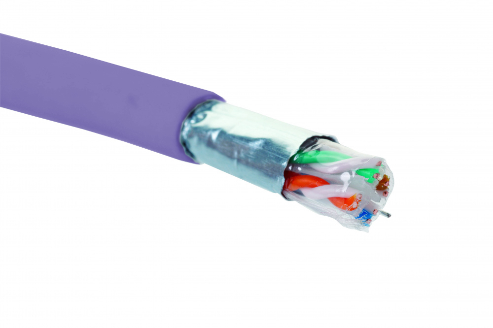 Кабель витая пара F/UTP 6 кат. 4 пары Eurolan 19C-F6-05VL-B305