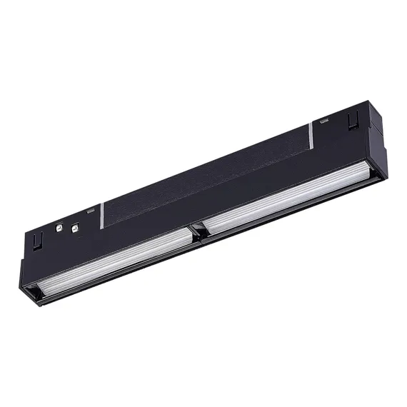 ST804.446.12 Магнитный трековый светильник Черный LED 1*12W 4000K 750Lm Ra>90 120° IP20 L220xW22xH46 СКАЙЛАЙН 48V