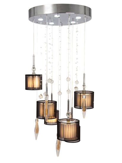 Потолочная люстра Manne PL.5301-(8+4)+5 CH shade