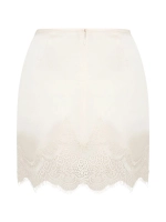Юбка шелк с кружевом