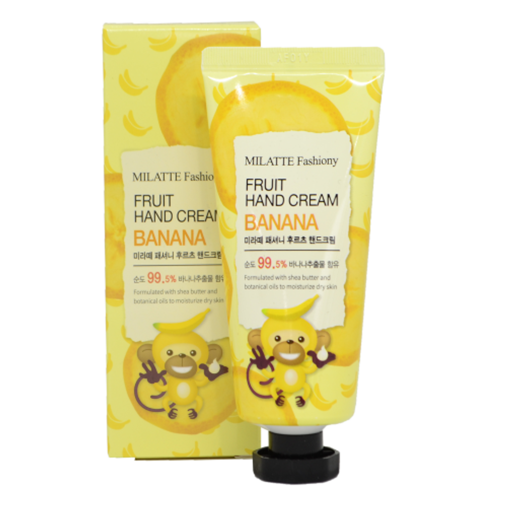 Milatte Fashiony Fruit Hand Cream Banana крем для рук с экстрактом банана
