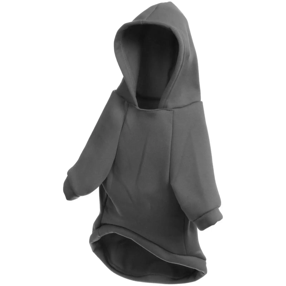 Кофта - толстовка для мелких пород собак «BRO Style», цвет черный, р 2XL (на флисе)