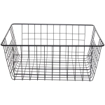 Корзина металлическая универсальная «ФАРГО», цвет черный, 35.5*29*15,5см (лейбл)
