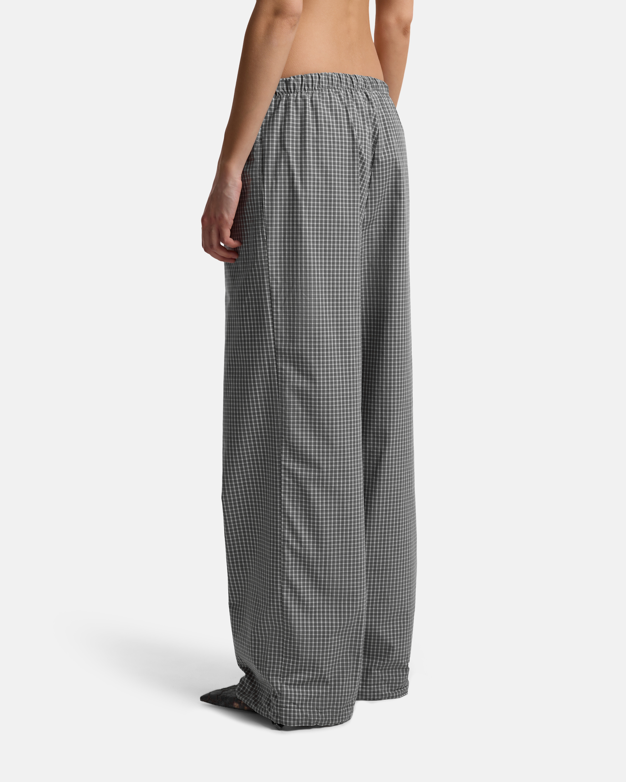 БРЮКИ НА РЕЗИНКЕ ИЗ ХЛОПКА