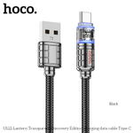 Кабель USB - TypeC HOCO U122 (черный) 1м