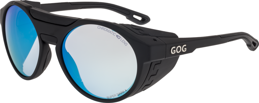 Спортивные очки GOG Manaslu / Matt Black / Photochromic Blue Lens