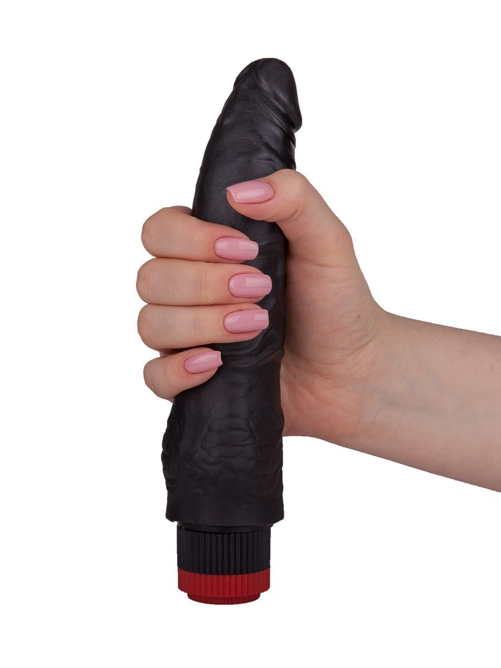 Вибратор-реалистик LOVETOY 410700 – чёрный, 17,5 см