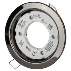 KL35 BK /1 (к) Светильник ЭРА под лампу Gx53,220V, 13W, черный металл