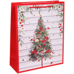 Пакет подарочный «Новогодняя суета» 26*32*10 см, микс