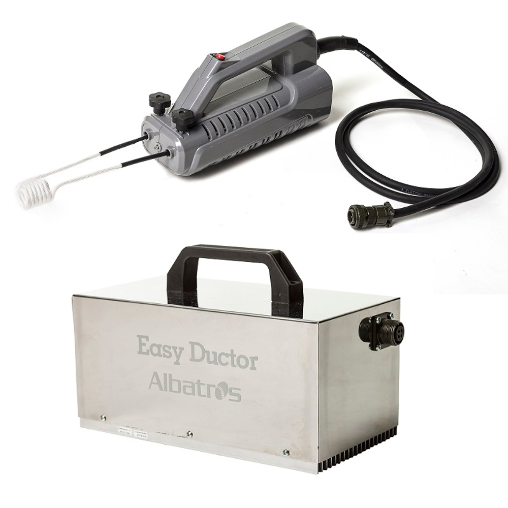 Установка индукционного нагрева металла EASY-DUCTOR, 1 кВт, 230 В, кабель 2,2 м, ALBATROS (Италия)