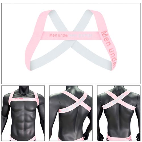 Мужская портупея розовая PUMP! MP9054-22