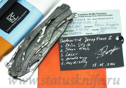 Нож CKF Кастом RELICT BAT Десептикон-1 А.Коныгин