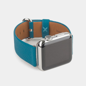 Ремешок для Apple Watch 40/41/42 mm из кожи теленка, морского цвета