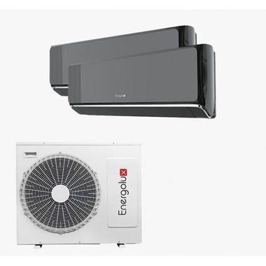 Мульти сплит-система Energolux на 2 комнаты (20+20 кв.м.) Geneva black