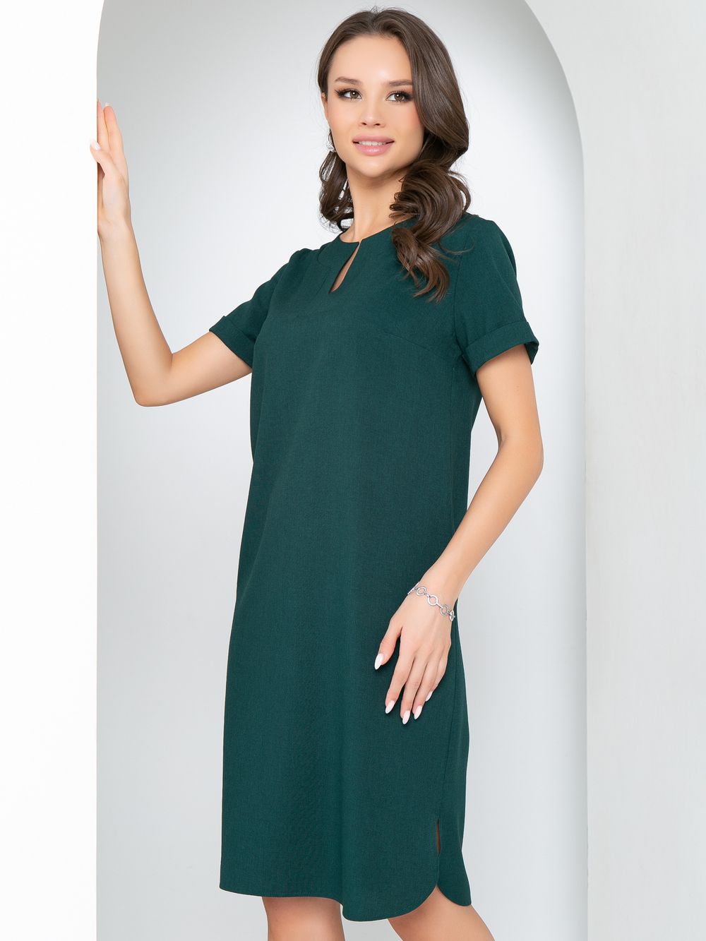 Платье Натали Хит (изумруд) Diolche (Акция)