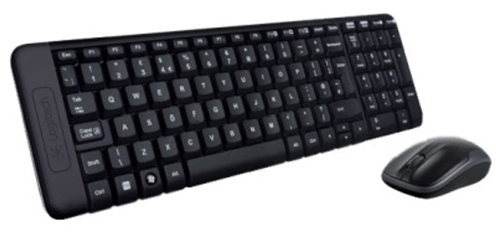 Клавиатура Logitech Wireless Combo MK220 черный