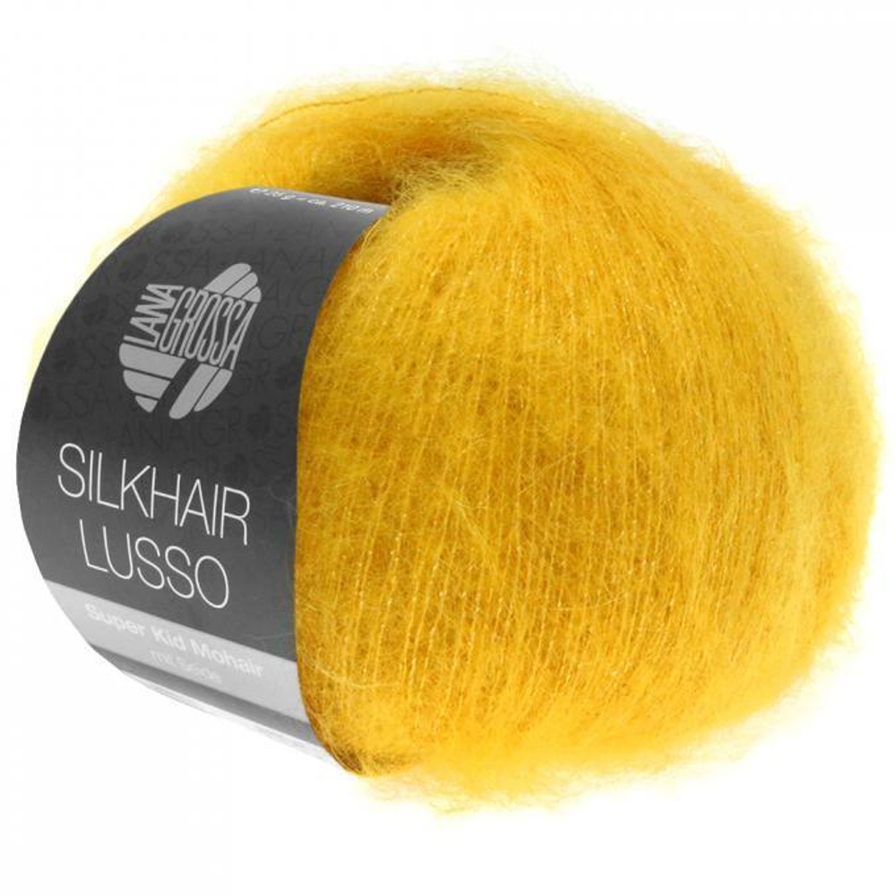 -45% Lana Grossa Silkhair Lusso (with lurex) 5x25г | Кид-мохер на шёлке с люрексом