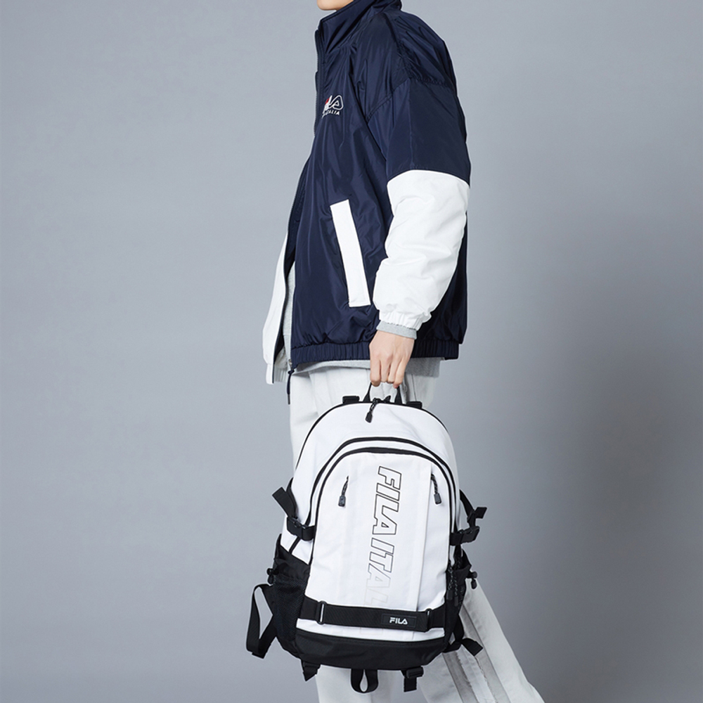 FILA Nylon Backpack Regular Unisex White