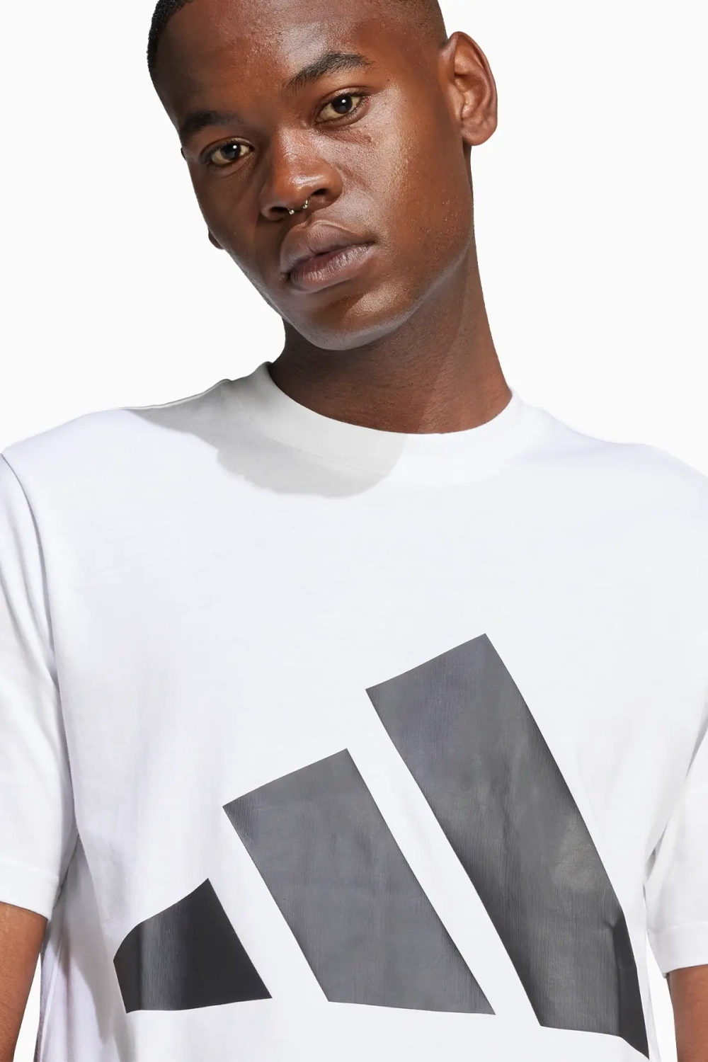 Футболка adidas Essentials Big Logo - белый