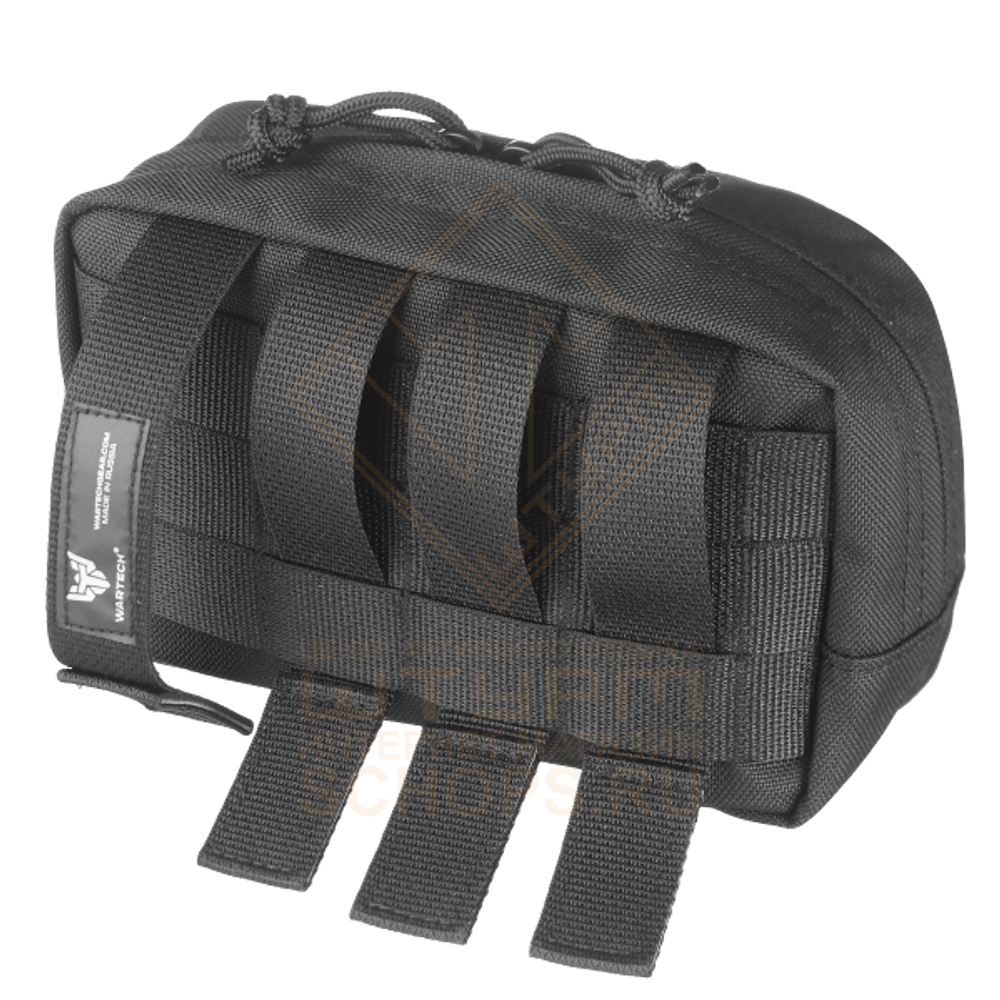 Подсумок Wartech UP-108 утилитарный горизонтальный, Black