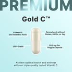 California Gold Nutrition, Total C Complex, комплекс с аскорбиновой кислотой, амлой, цитрусовыми биофлавоноидами и экстрактом шиповника, 500 мг, 60 растительных капсул