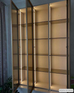 Тумба под TV со шкафом-витриной