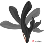 Вибратор-кролик Anne’s Desire с пультом-часами Watchme, 20,5 см