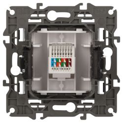 14-3107-01 ЭРА Розетка RJ45, IP20, белый