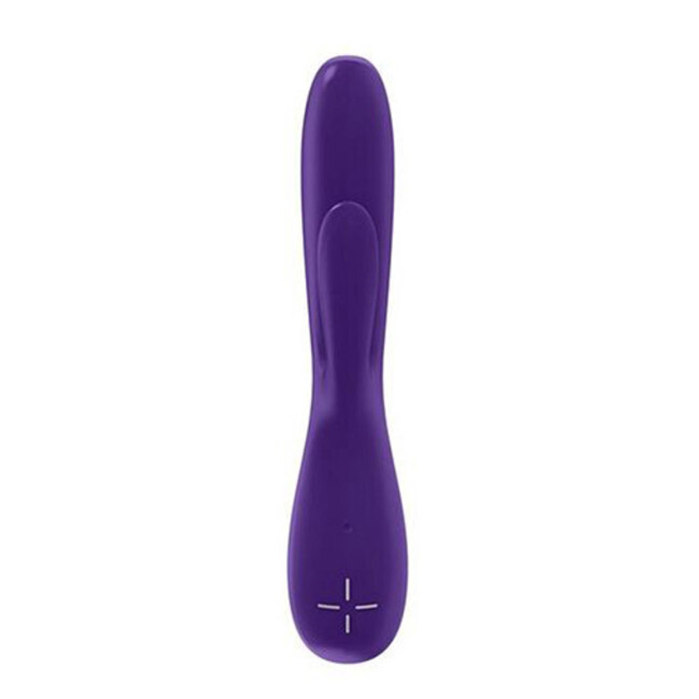 Женский вибратор со стимулятором OVO E5 Rechargeable Vibrator Violet (7 режимов) (Цвет: фиолетовый с белым)