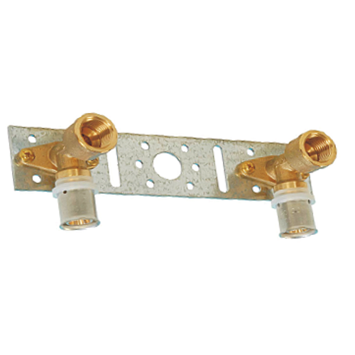 Уголки для смесителя на планке 1/2"ВР*1/2"ВР